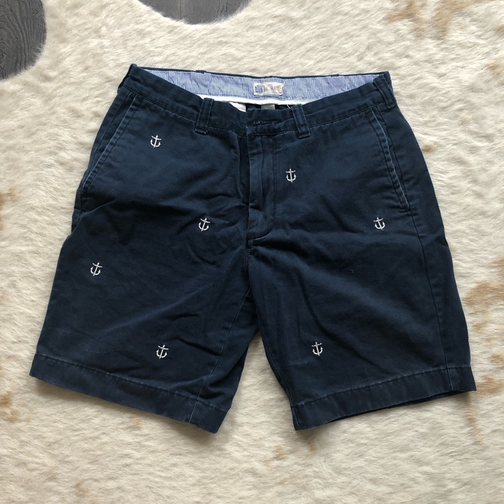 J Crew Embroidered Shorts